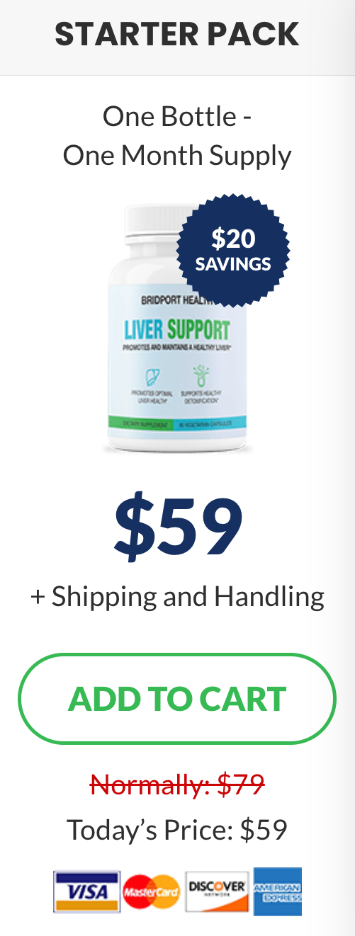 Bridport Health Liver Support Buy 1 Bottle