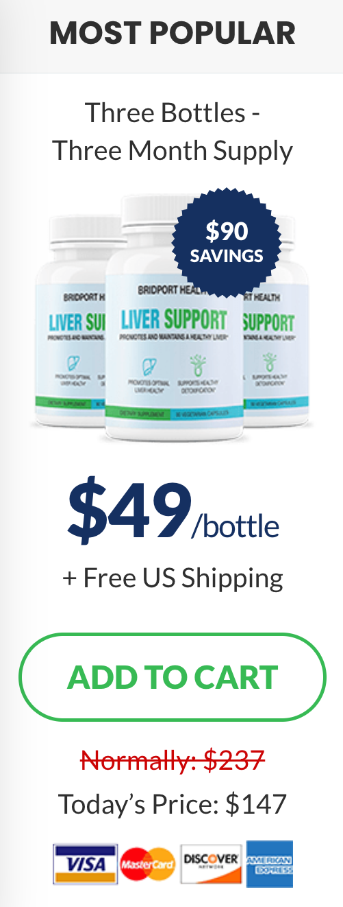 Bridport Health Liver Support Buy 3 Bottles
